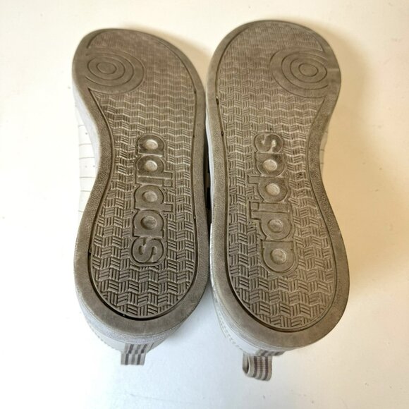 Adidas VS Advantage Sneakers Shoes Womens Size US 8 White Rose Gold - Picture 7 of 8